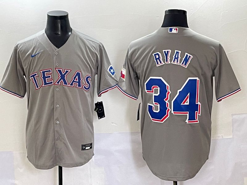 Men 2025 Texas Rangers #34 Ryan Grey Game Nike MLB Jersey style 1->texas rangers->MLB Jersey